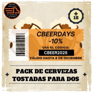 PACK DE CERVEZAS TOSTADAS PARA DOS