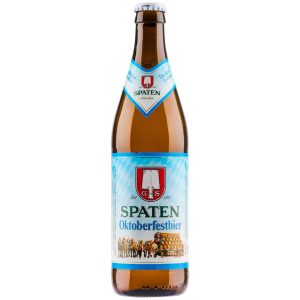 Botella de cerveza Spaten Oktoberfestbier